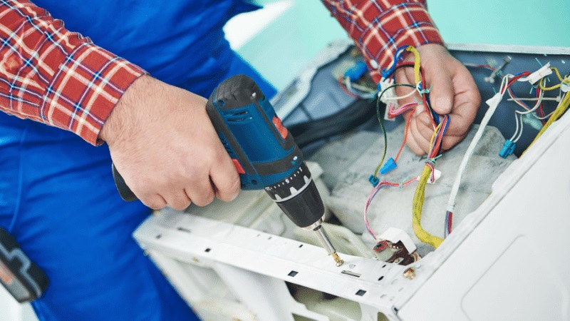 Kiraz Toshiba Toshiba çamaşır makinesi kart tamiri – Su almama arızası orijinal parça ile giderildi. - Teknik servis örneği